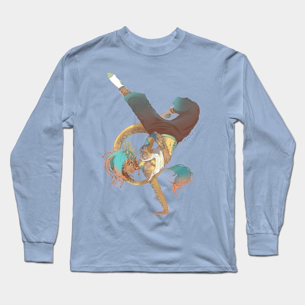 Graffiti Dancer Long Sleeve T-Shirt by Azriel8Y8